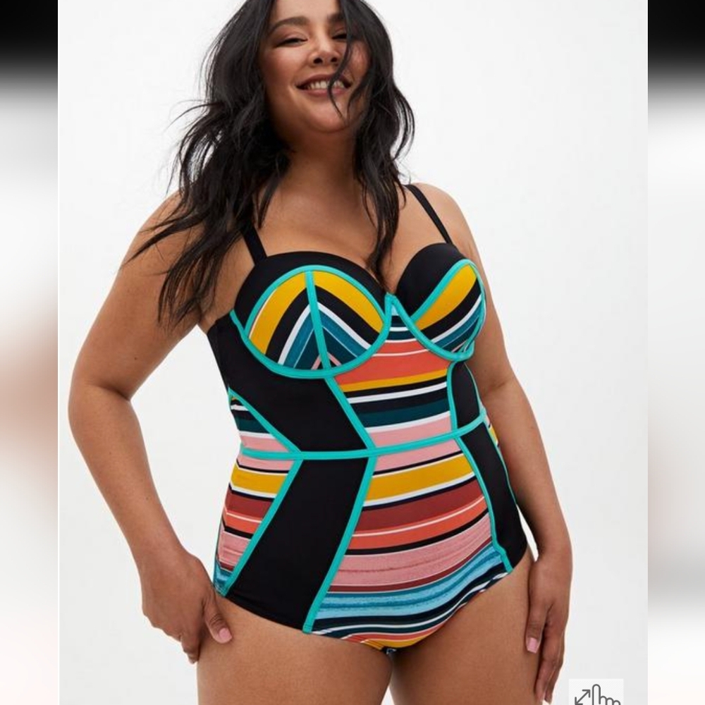 Torrid 4x one-piece swimsuit